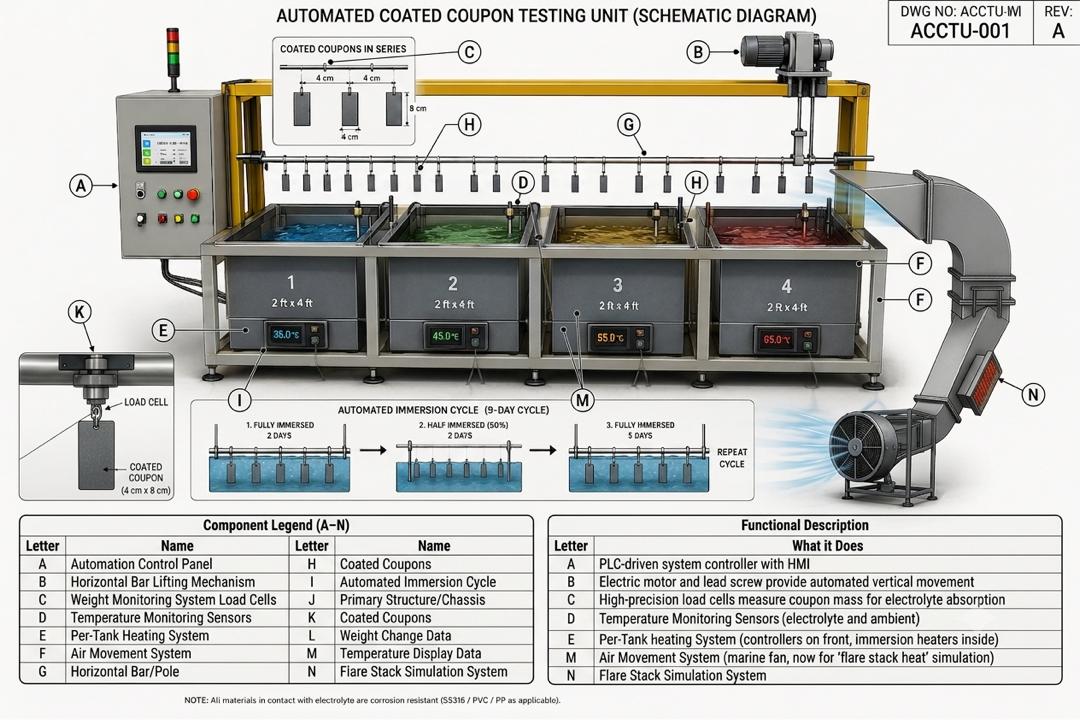 Marine Thermo Simulator (ACCTU-001) test rig